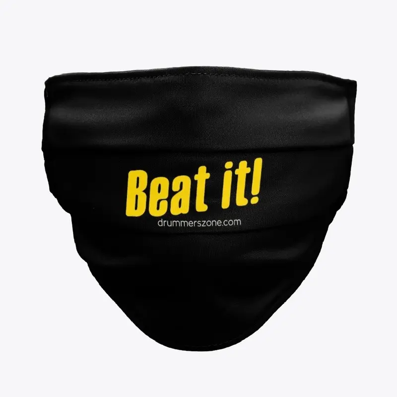 Drummerszone Face Mask Black/Yellow